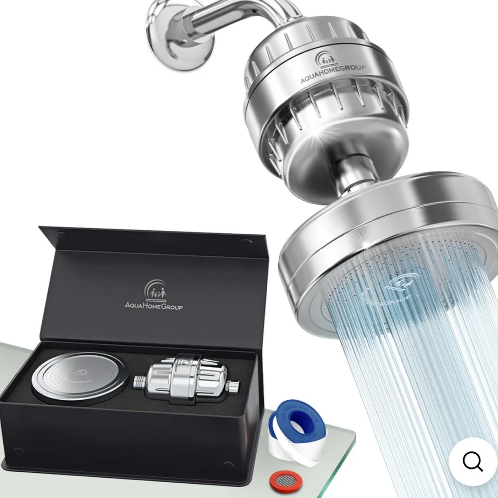 AquaHome Group filtered showerhead for hard water/ harmful substances